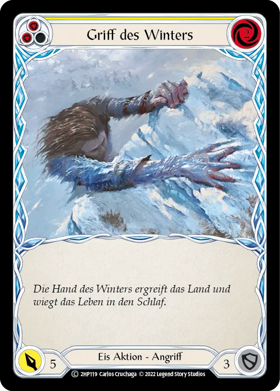 Winter's Grasp (Yellow) — History Pack 2 - Black Label — Flesh and Blood