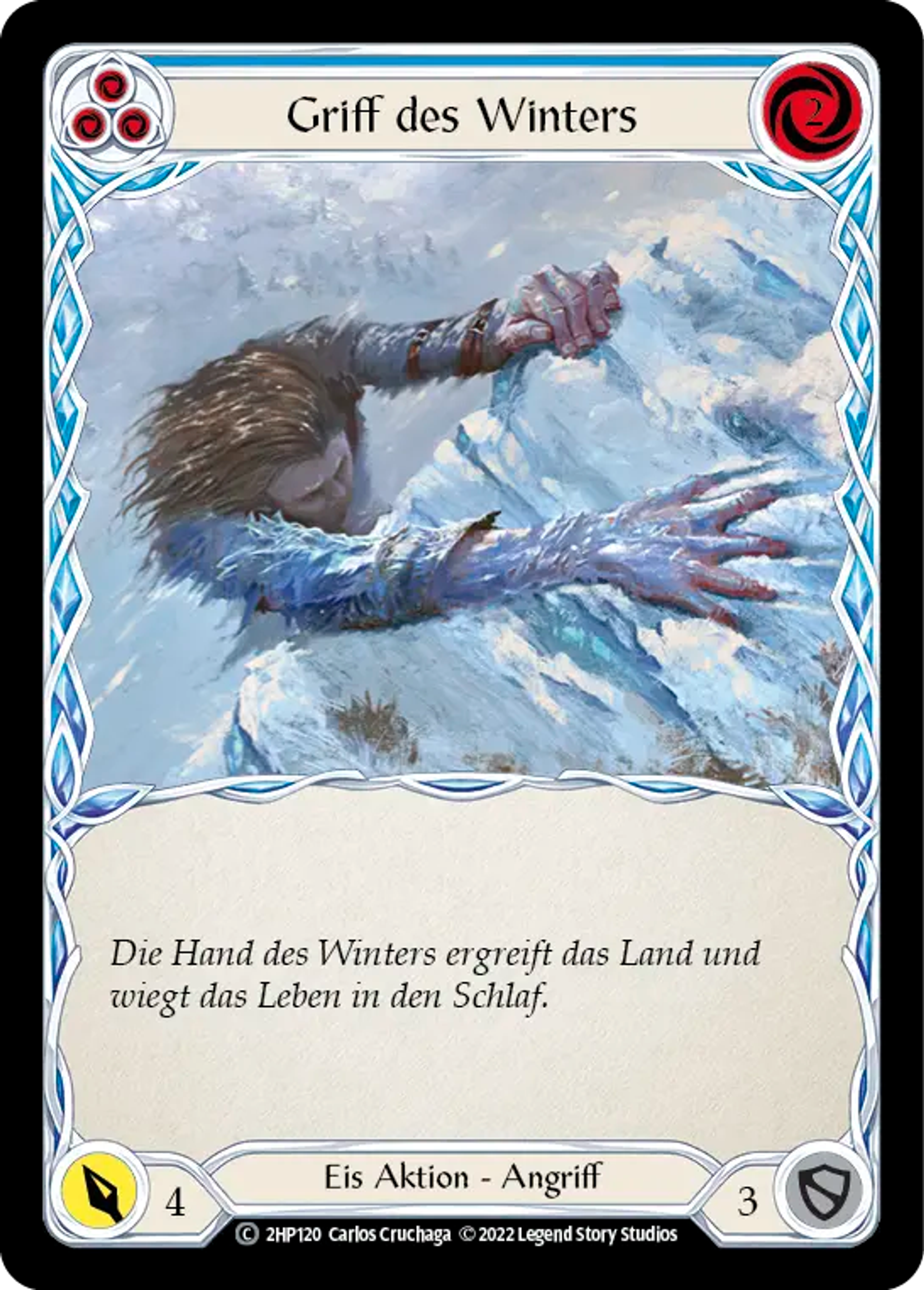 Winter's Grasp (Blue) — History Pack 2 - Black Label — Flesh and Blood