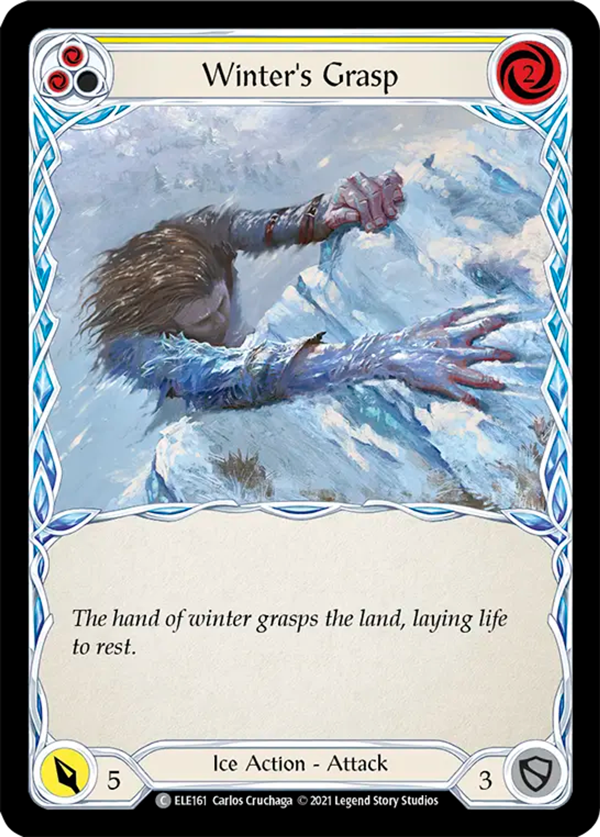 Winter's Grasp (Yellow) — Tales of Aria — Flesh and Blood