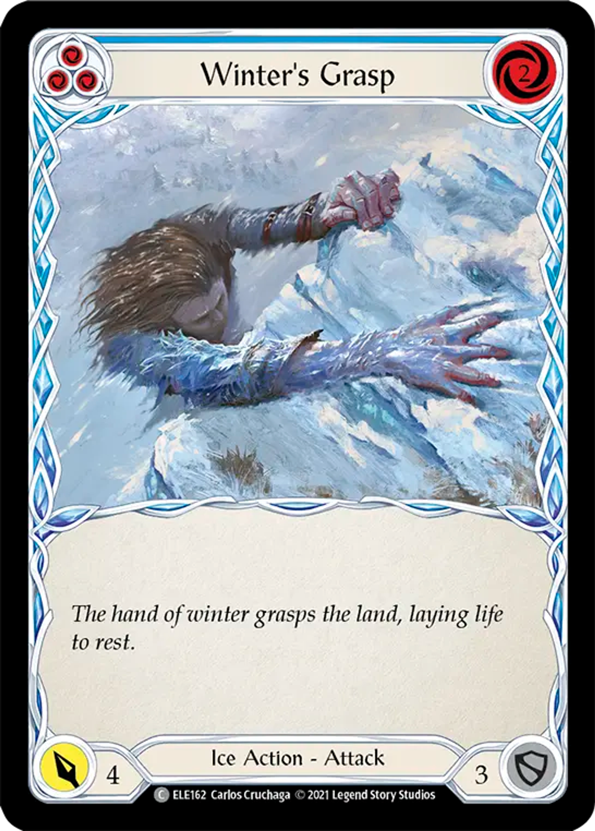 Winter's Grasp (Blue) — Tales of Aria — Flesh and Blood