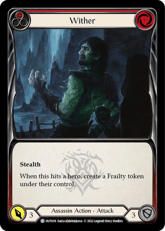 Wither (Red) — Outsiders — Flesh and Blood