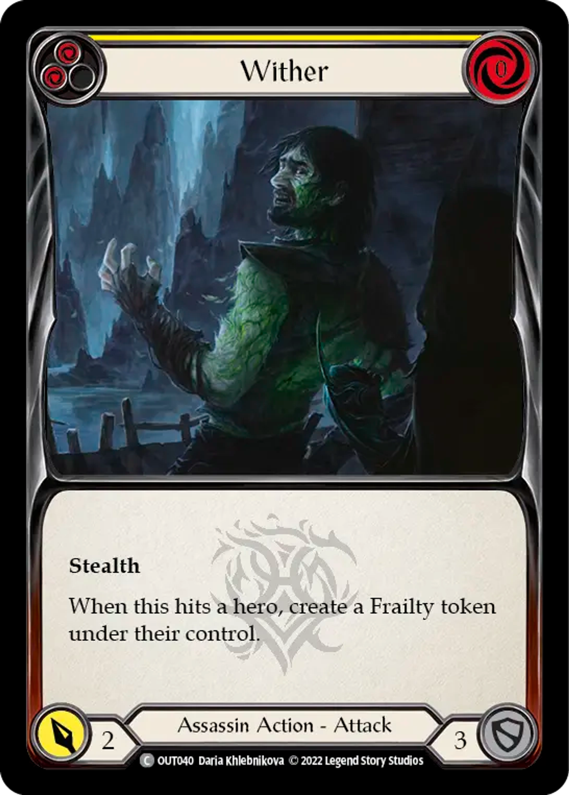Wither (Yellow) — Outsiders — Flesh and Blood