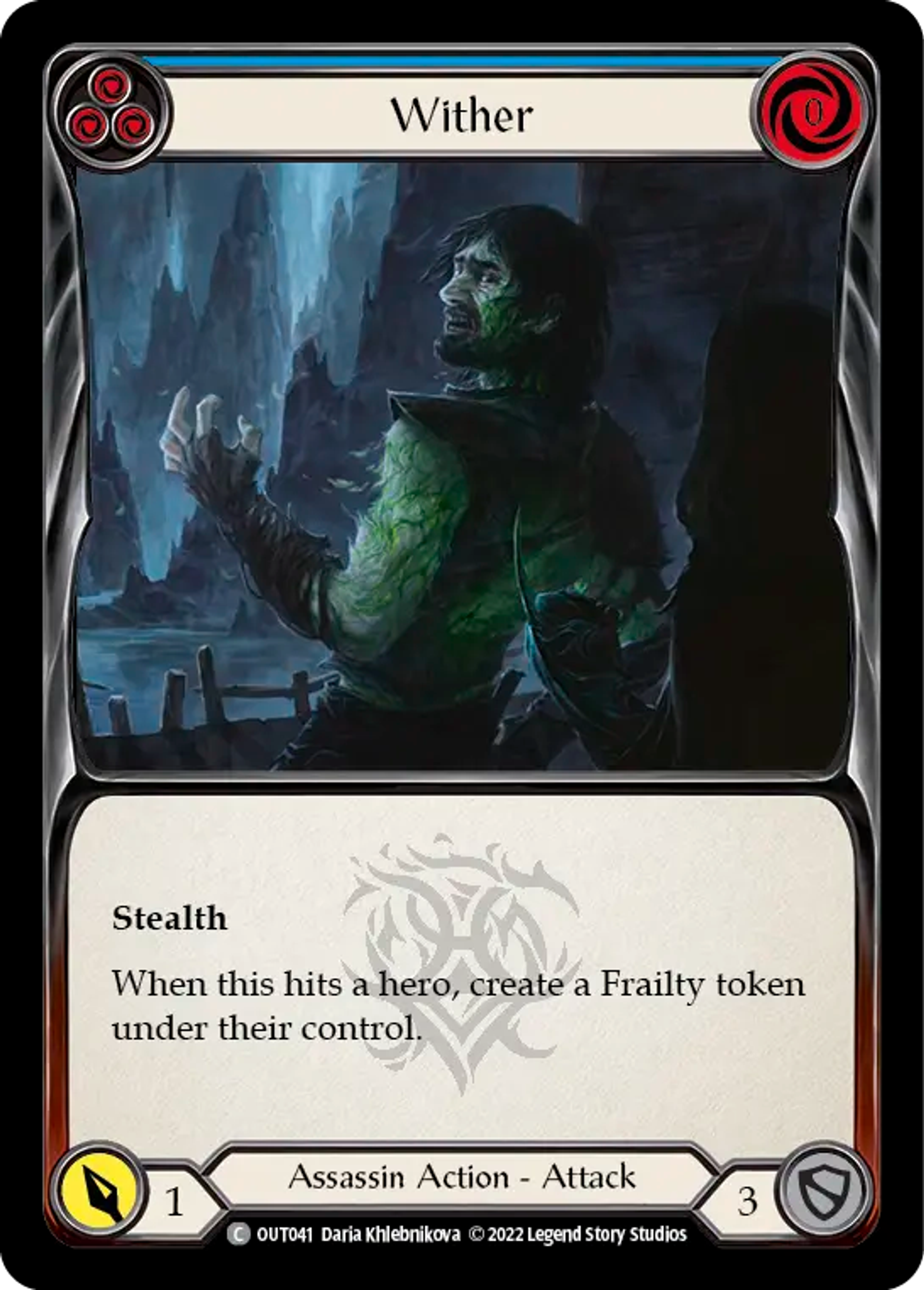 Wither (Blue) — Outsiders — Flesh and Blood