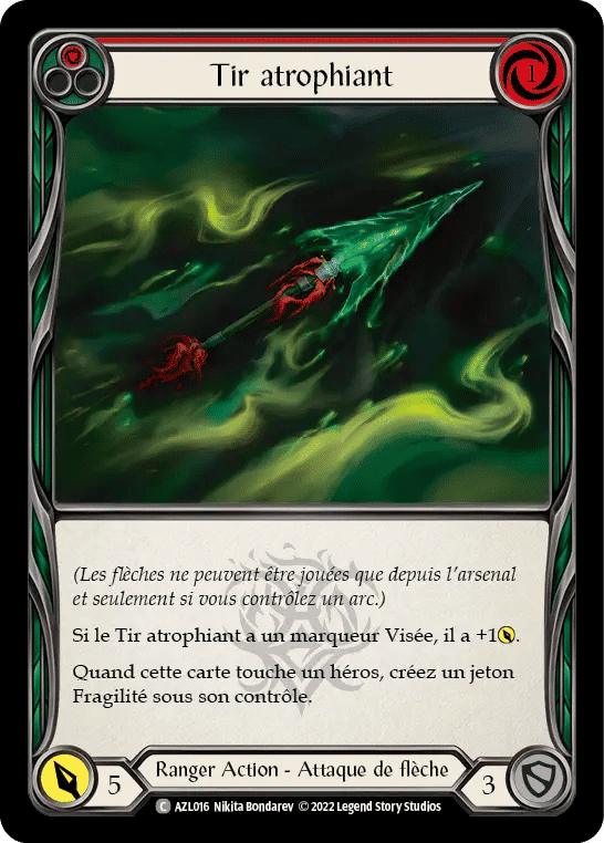Tir atrophiant — Azalea - Blitz Deck — Flesh and Blood