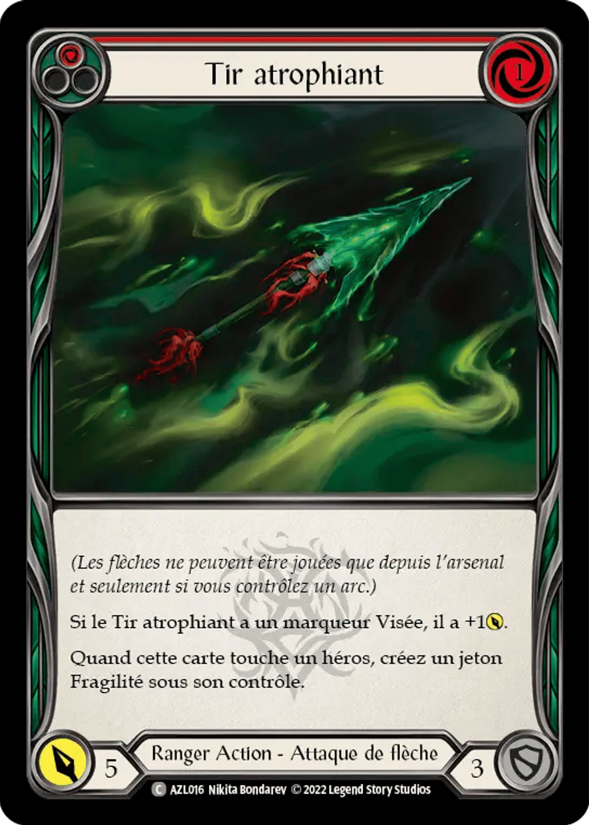 Tir atrophiant from Azalea - Blitz Deck - Flesh and Blood