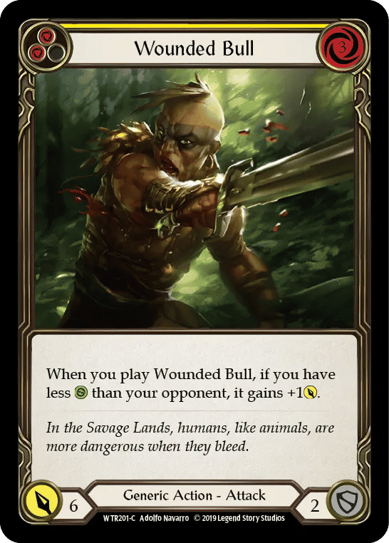 Wounded Bull (Yellow) — Welcome to Rathe — Flesh and Blood