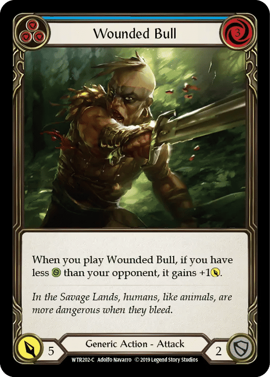Wounded Bull (Blue) — Welcome to Rathe — Flesh and Blood