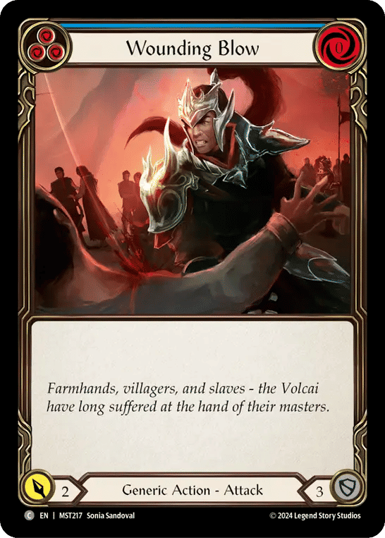 Wounding Blow (Blue) — Part the Mistveil — Flesh and Blood
