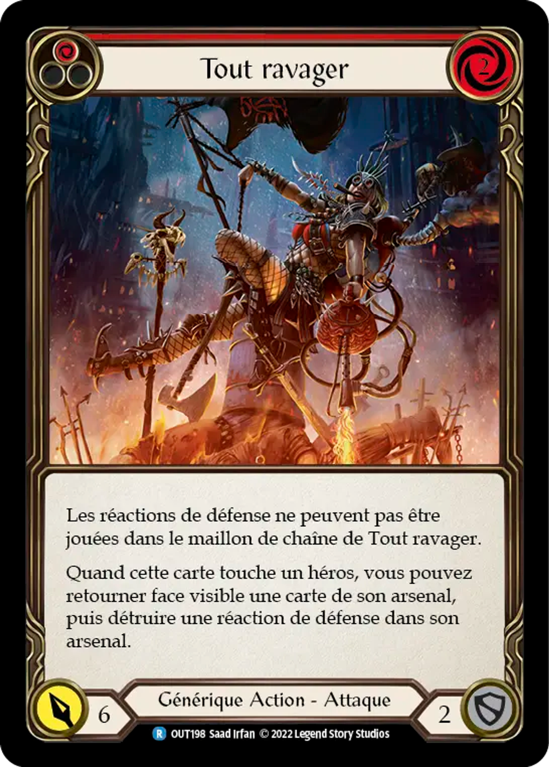 Tout ravager — Outsiders — Flesh and Blood