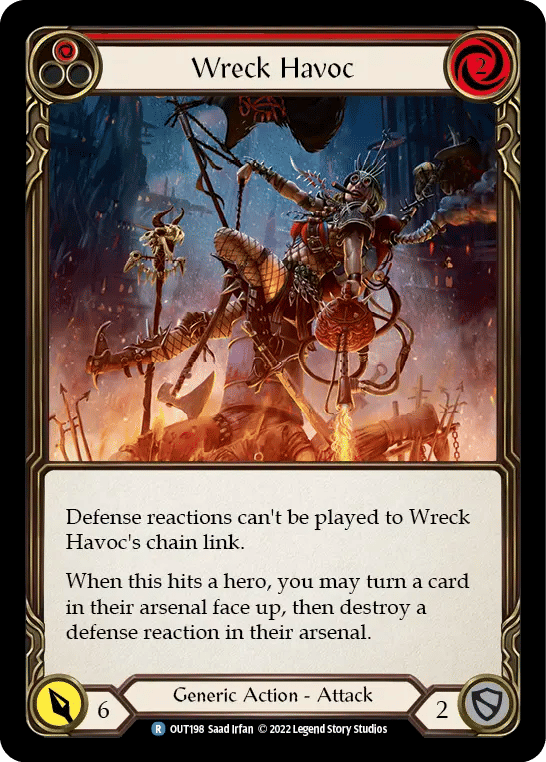 Wreck Havoc (Red) — Outsiders — Flesh and Blood