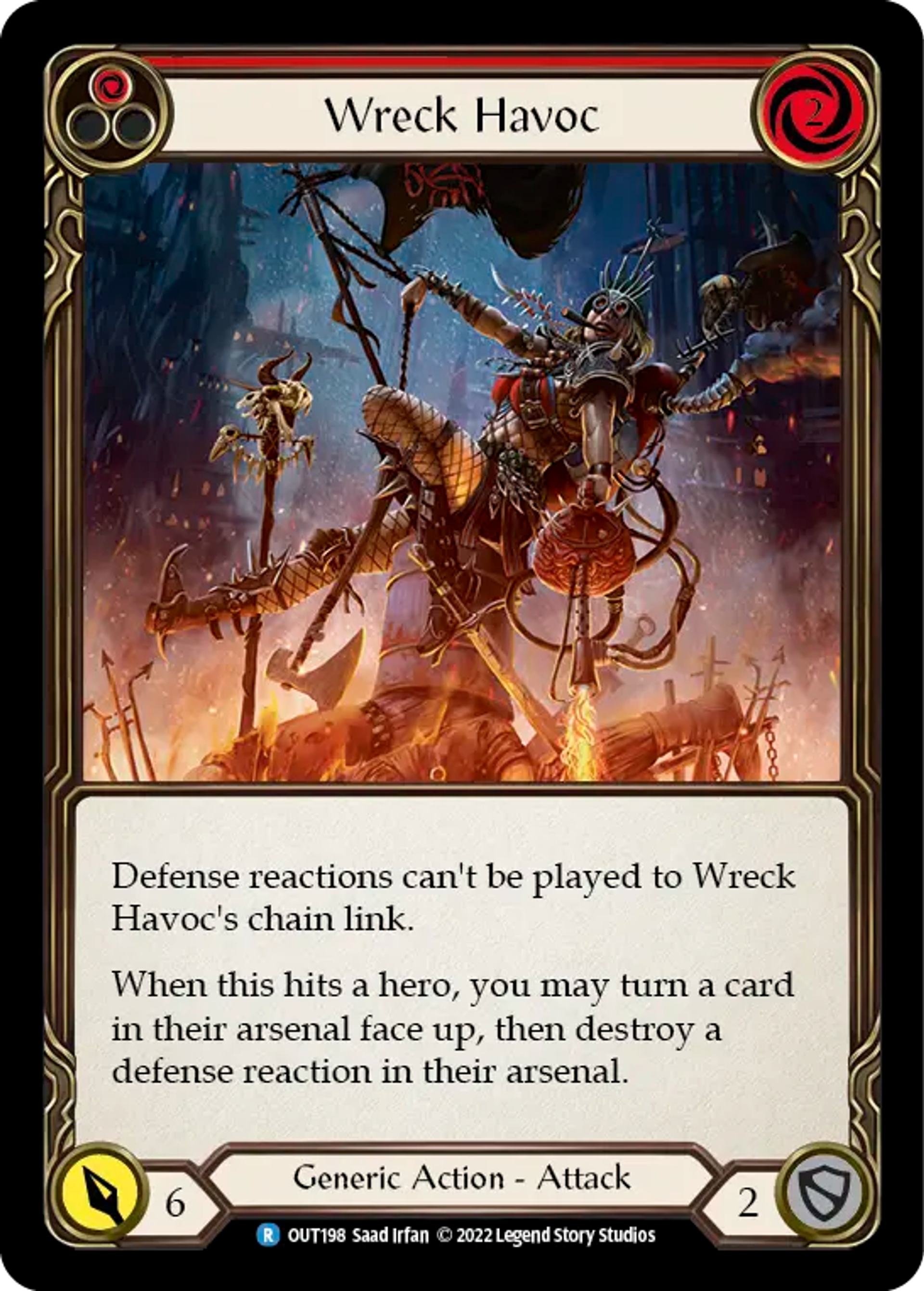 Wreck Havoc (Red) — Outsiders — Flesh and Blood