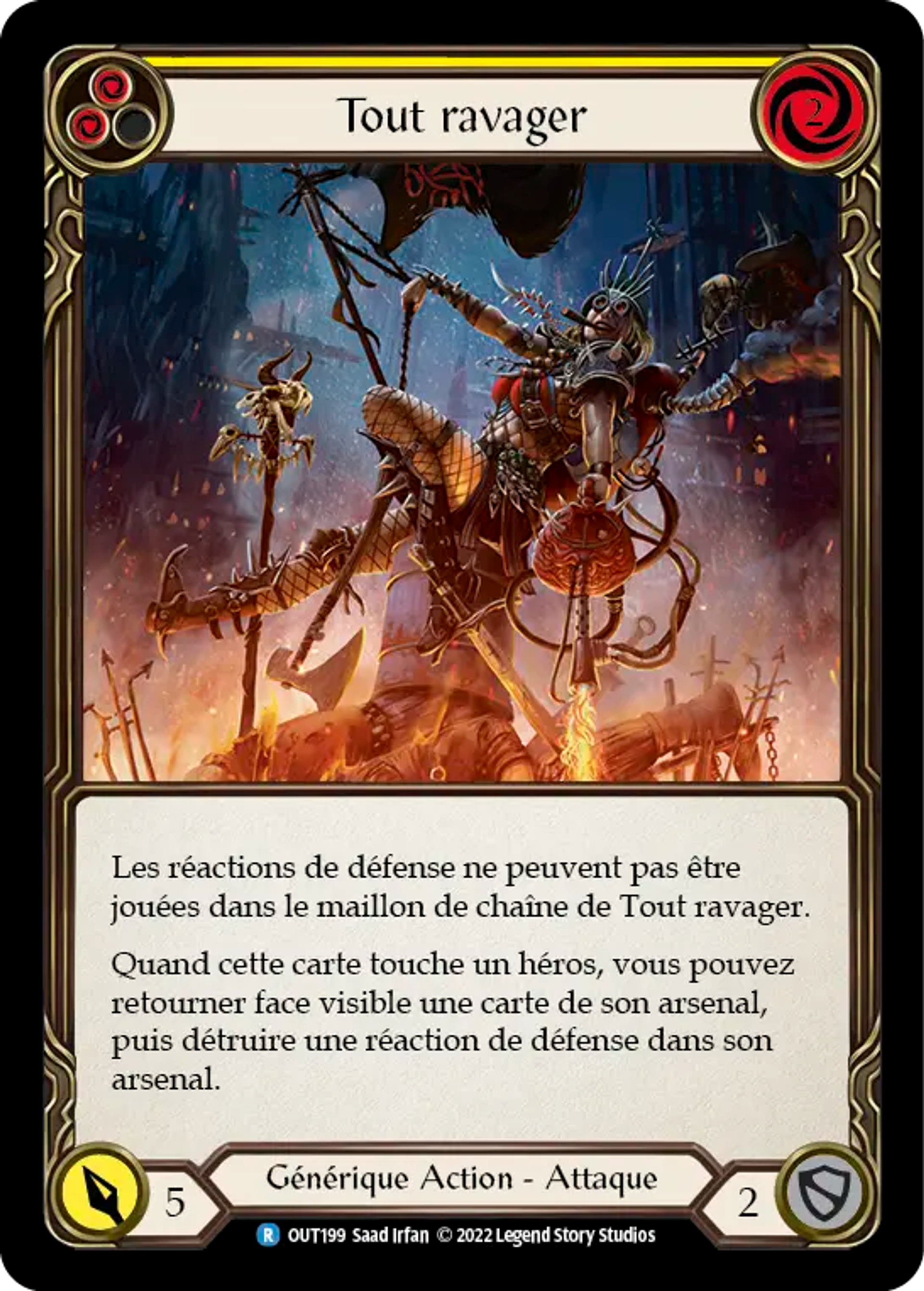 Tout ravager — Outsiders — Flesh and Blood