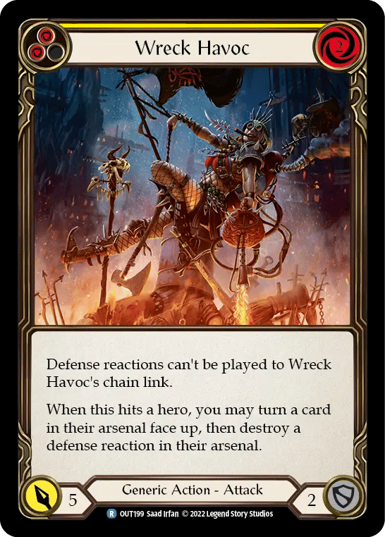 Wreck Havoc (Yellow) — Outsiders — Flesh and Blood