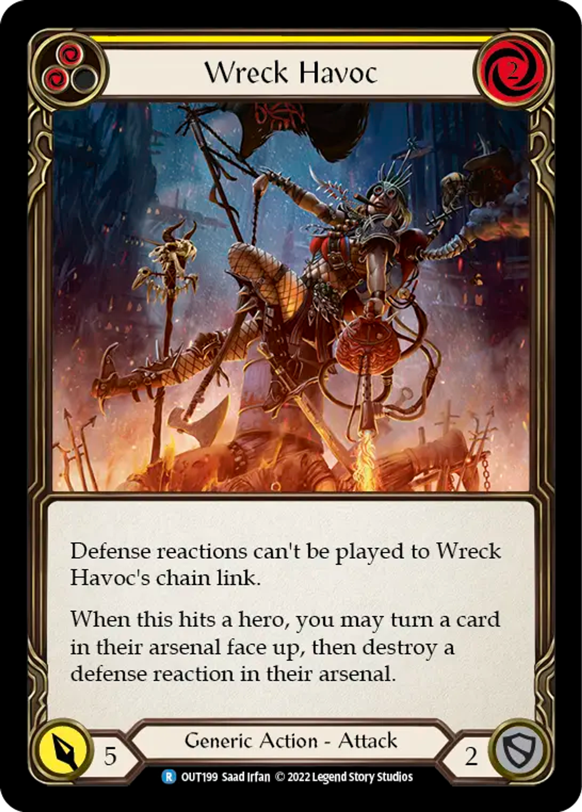 Wreck Havoc (Yellow) — Outsiders — Flesh and Blood