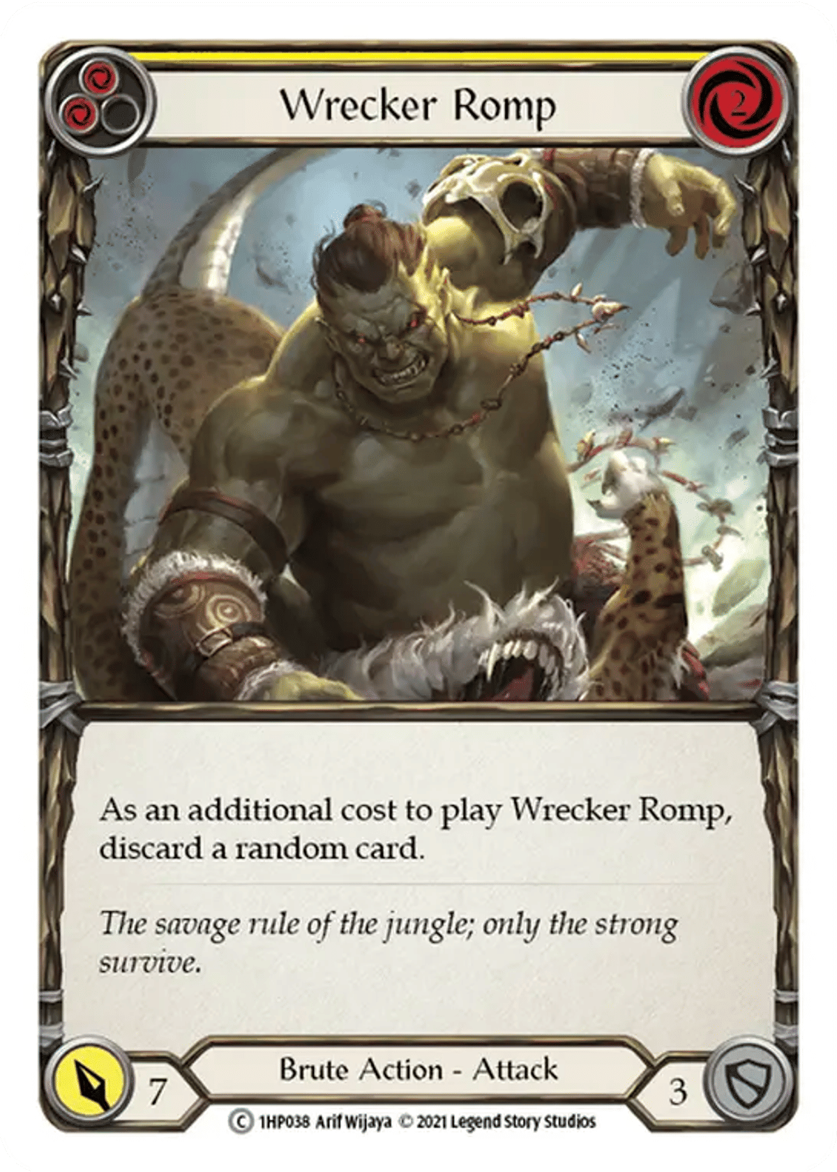 Wrecker Romp (Yellow) from History Pack 1 - Flesh and Blood