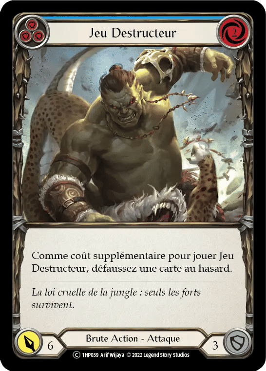 Jeu Destructeur — History Pack 1 - Black Label — Flesh and Blood
