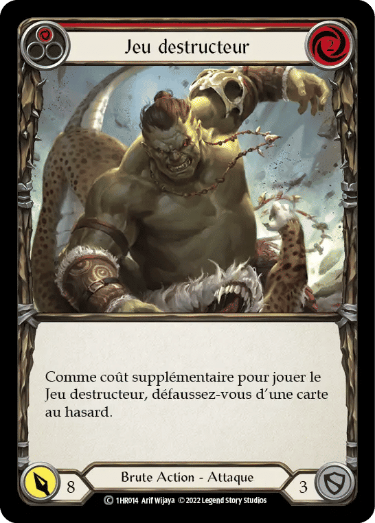 Jeu destructeur — Rhinar - Blitz Deck — Flesh and Blood