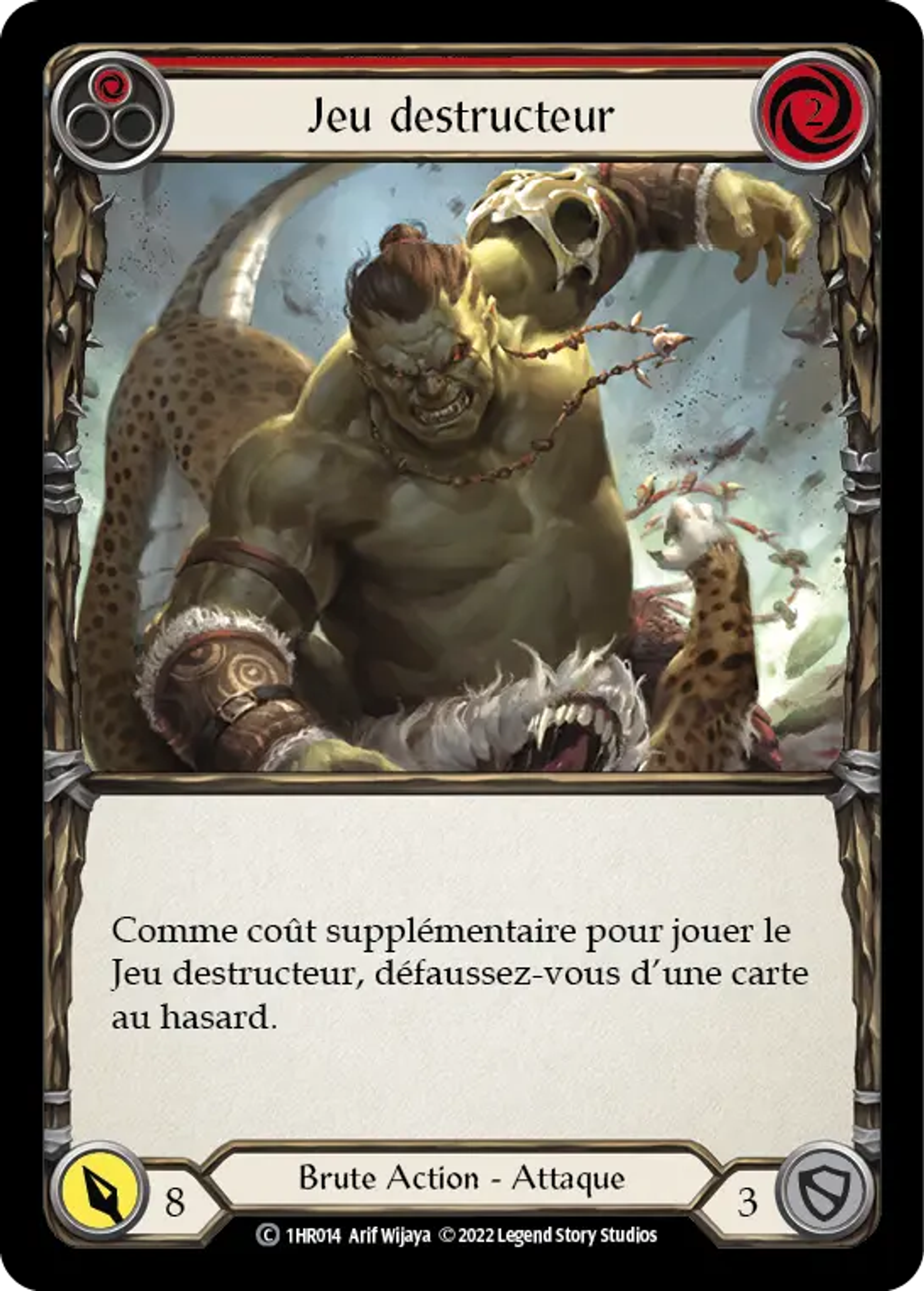Jeu destructeur — Rhinar - Blitz Deck — Flesh and Blood