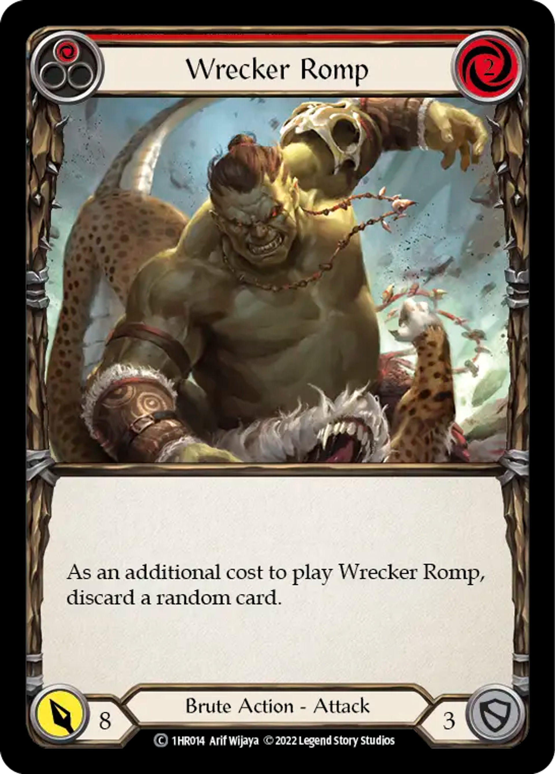 Wrecker Romp (Red) — Rhinar - Blitz Deck — Flesh and Blood