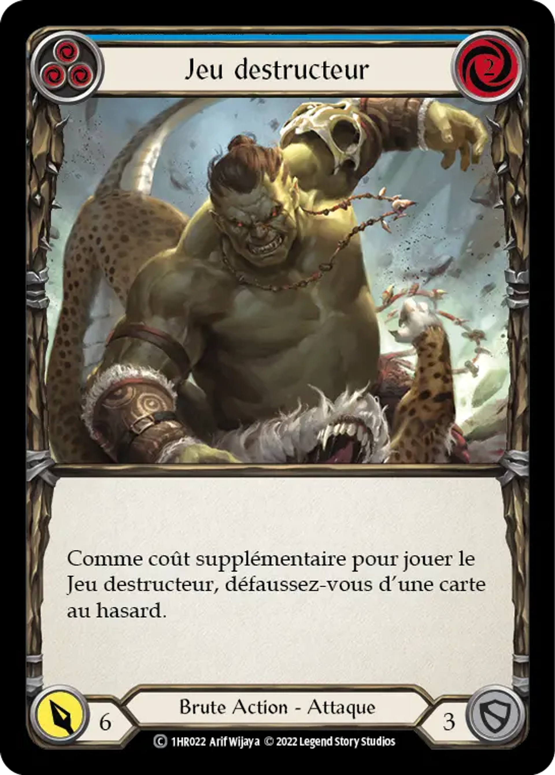 Jeu destructeur — Rhinar - Blitz Deck — Flesh and Blood