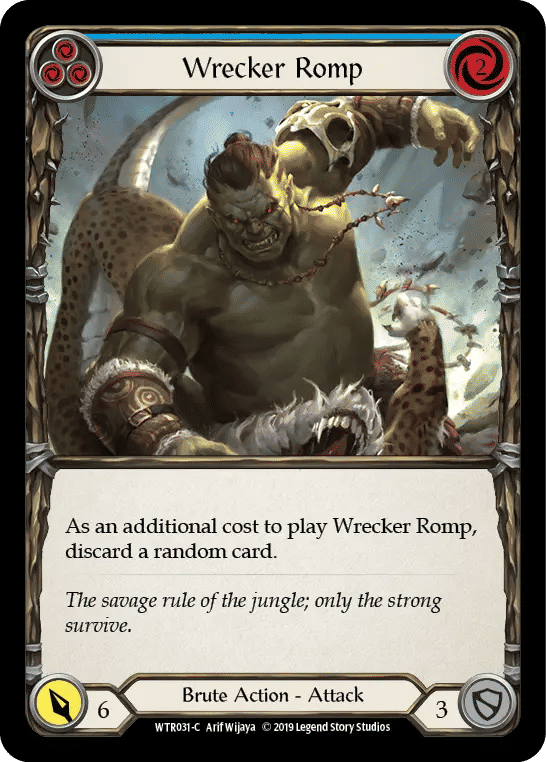 Wrecker Romp (Blue) — Welcome to Rathe — Flesh and Blood