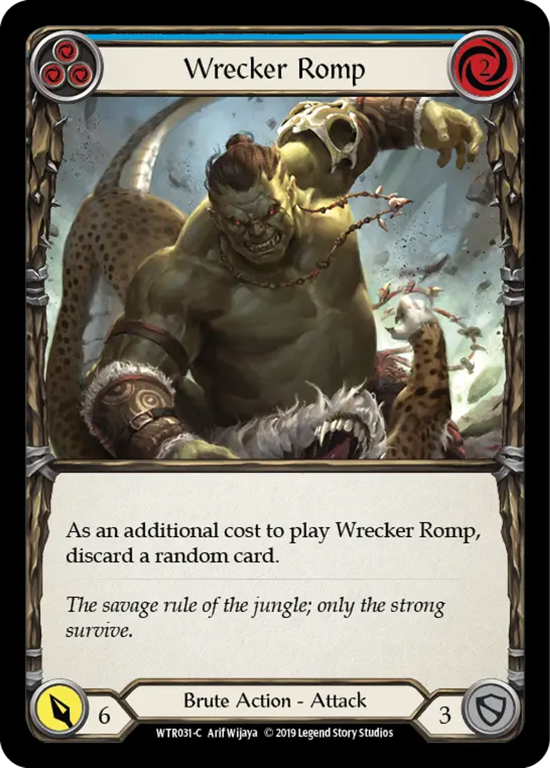 Wrecker Romp (Blue) — Welcome to Rathe — Flesh and Blood