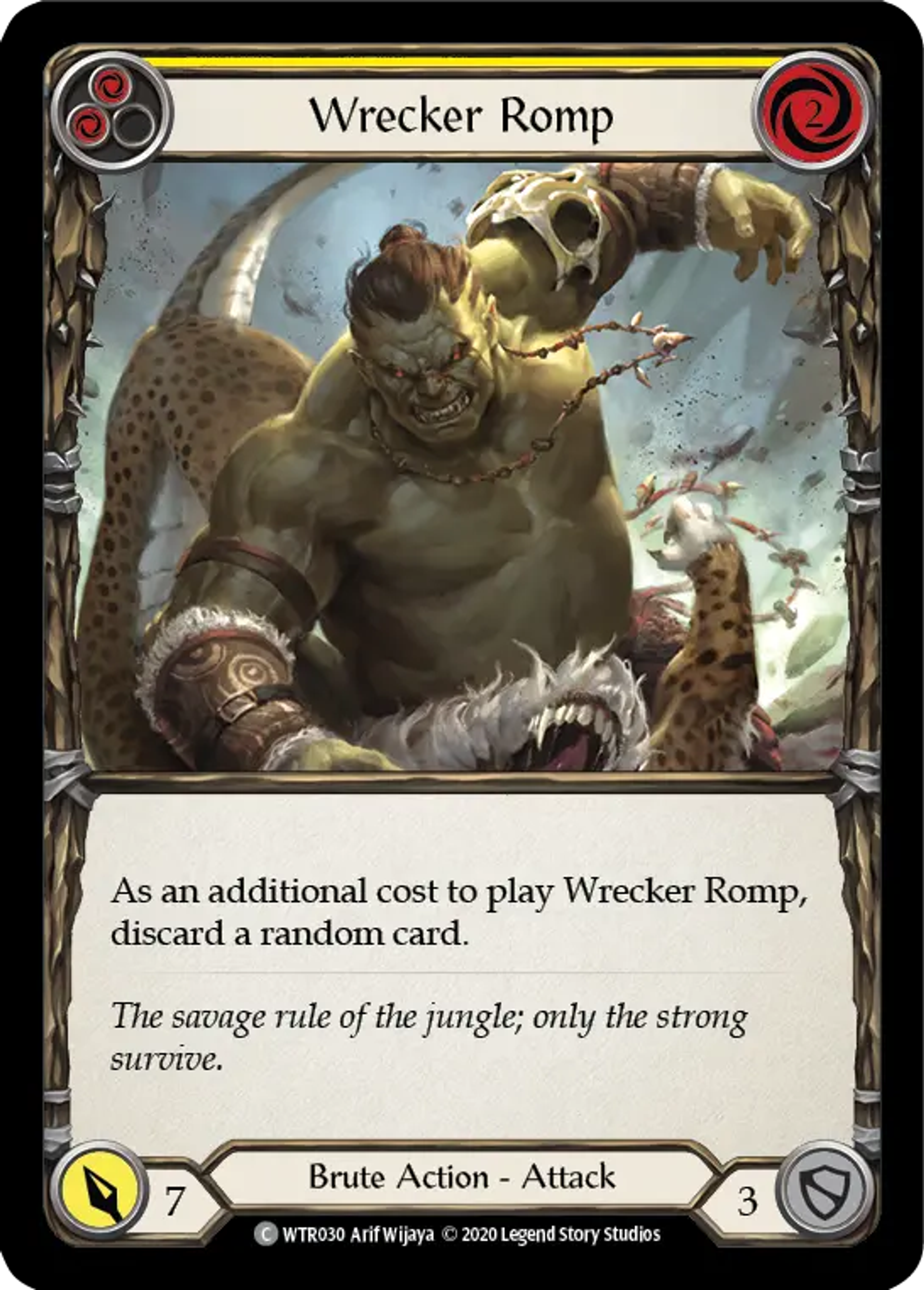 Wrecker Romp (Yellow) — Welcome to Rathe - Unlimited — Flesh and Blood