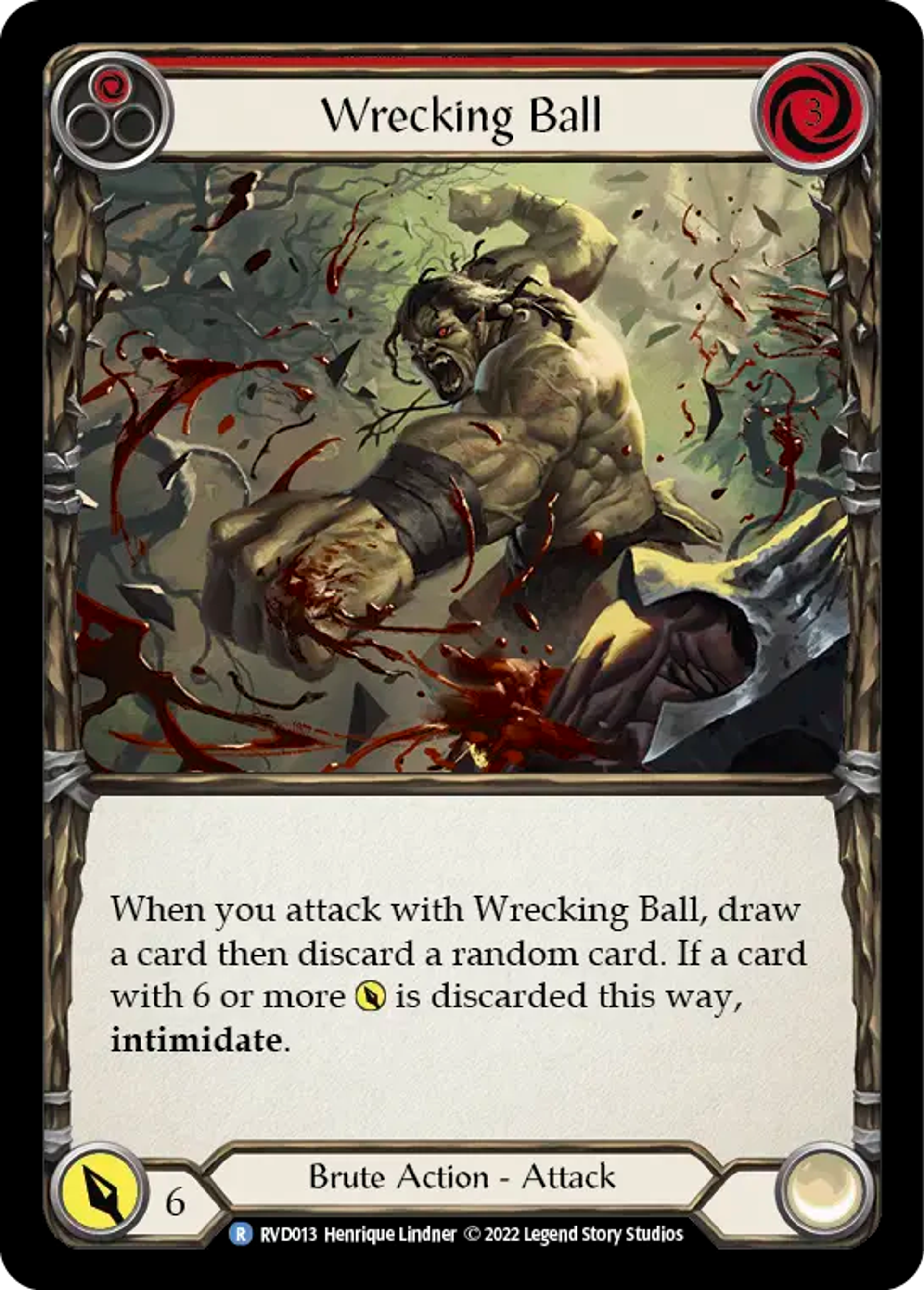 Wrecking Ball (Red) — Classic Battles: Rhinar vs Dorinthea — Flesh and Blood