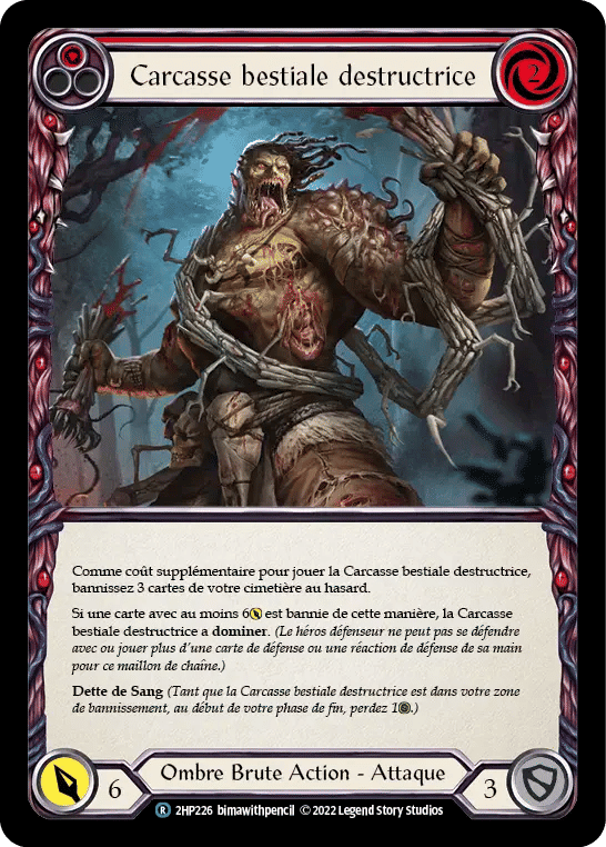 Carcasse bestiale destructrice — History Pack 2 - Black Label — Flesh and Blood