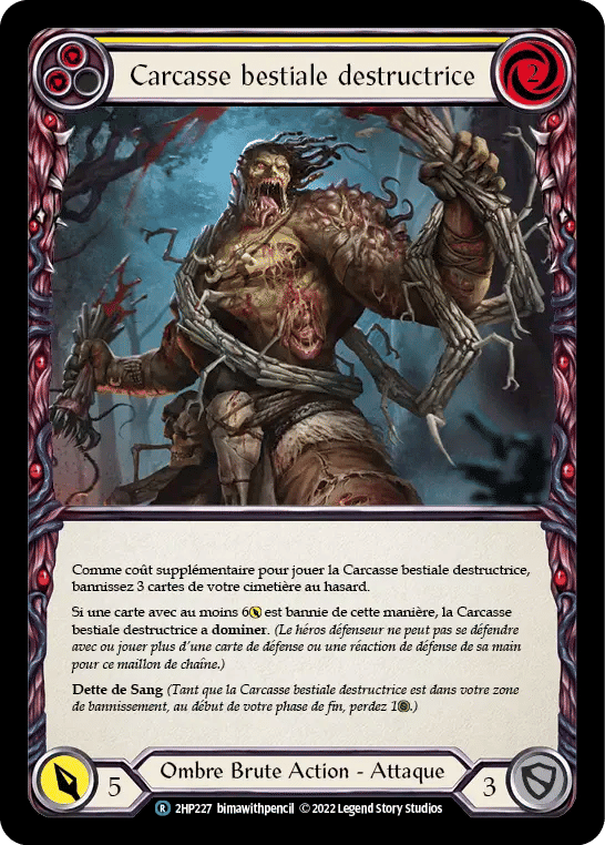 Carcasse bestiale destructrice — History Pack 2 - Black Label — Flesh and Blood