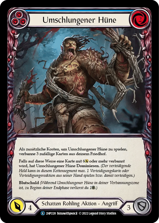 Writhing Beast Hulk (Blue) — History Pack 2 - Black Label — Flesh and Blood