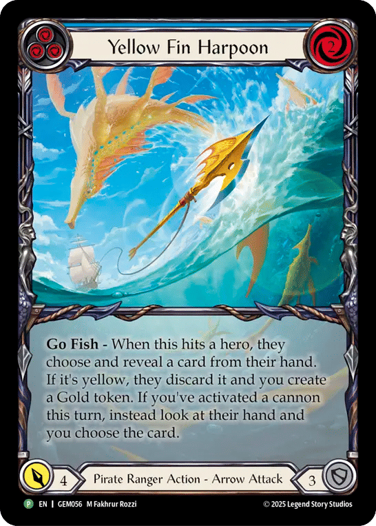 Yellow Fin Harpoon — GEM - Pack 2 — Flesh and Blood