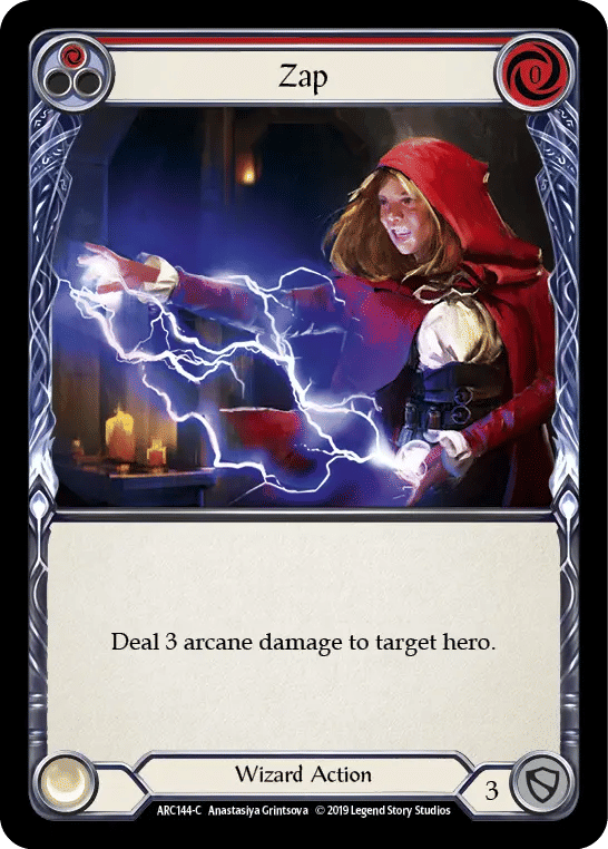 Zap (Red) — Arcane Rising — Flesh and Blood