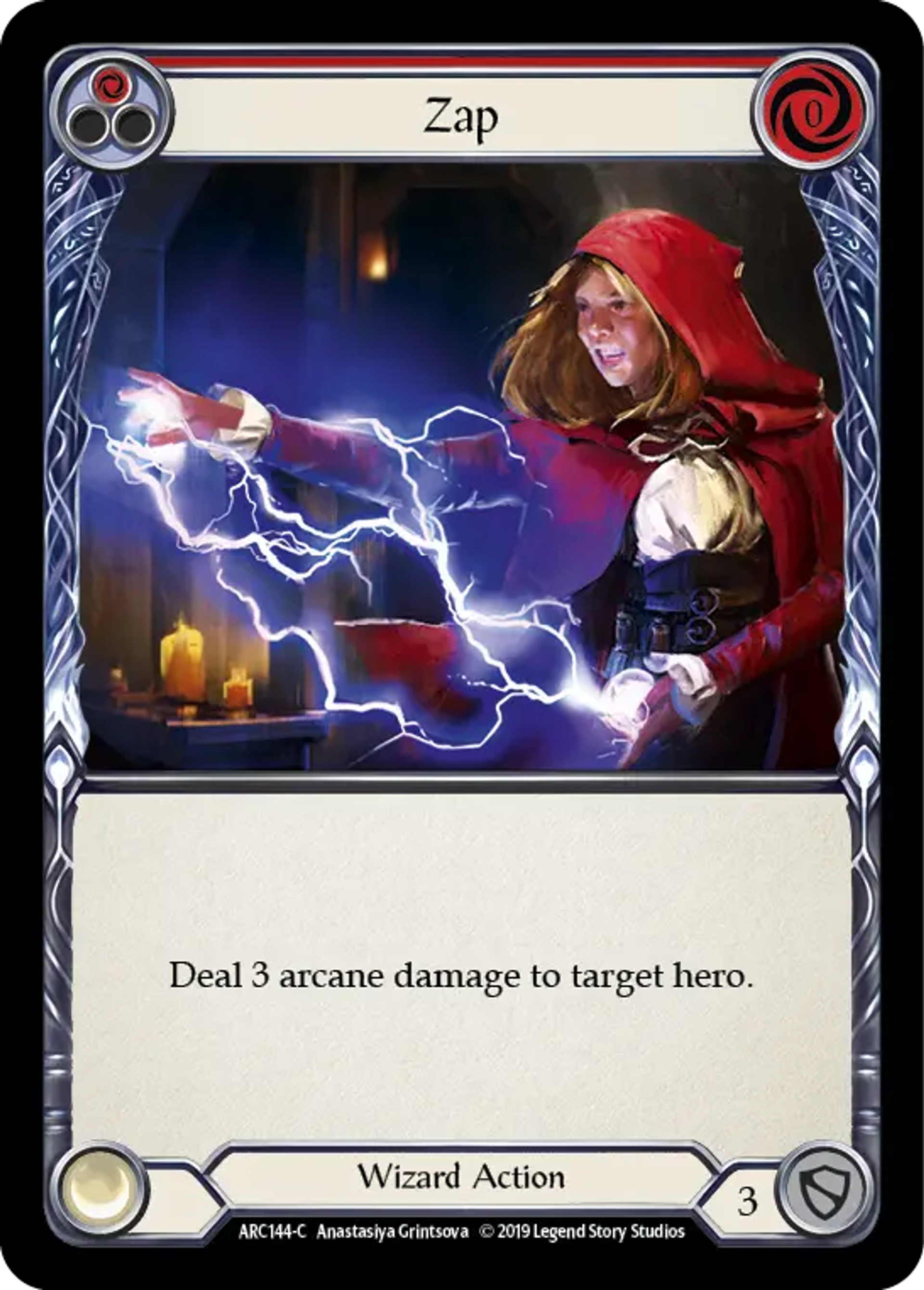 Zap (Red) — Arcane Rising — Flesh and Blood