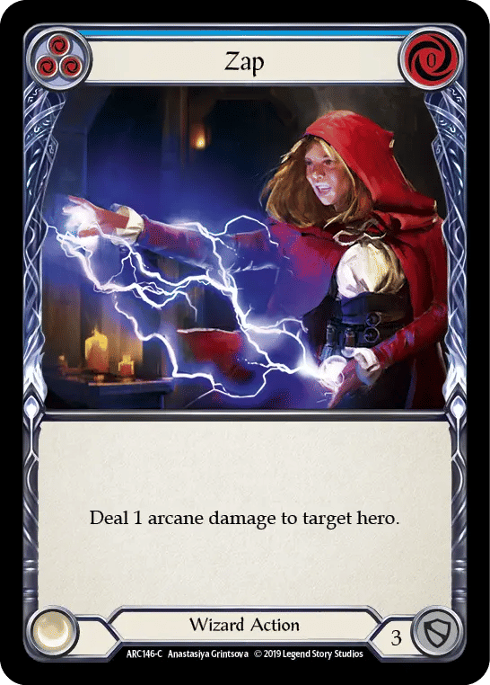 Zap (Blue) — Arcane Rising — Flesh and Blood