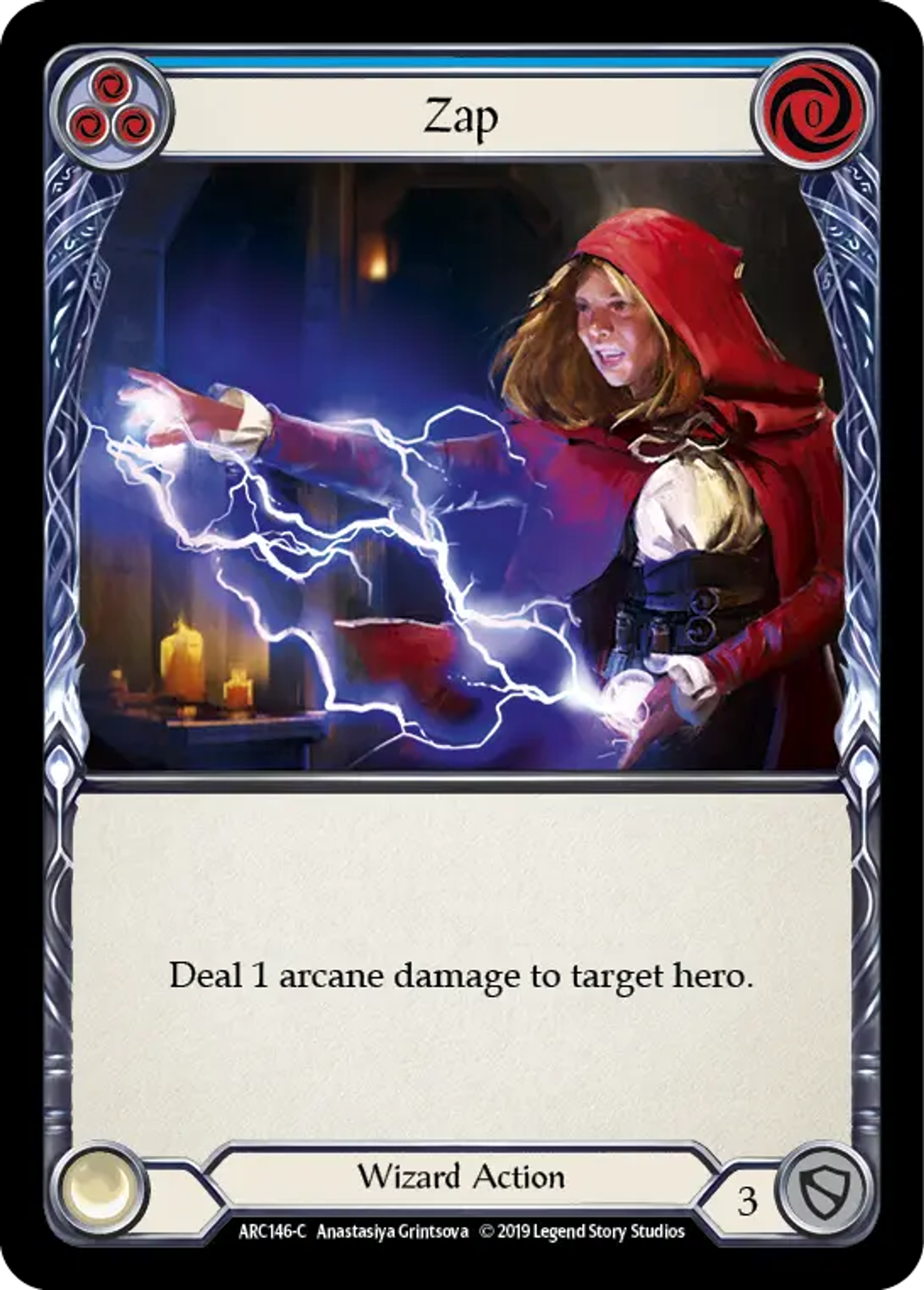 Zap (Blue) — Arcane Rising — Flesh and Blood