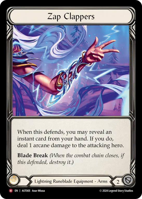 Zap Clappers — Armory Deck - Aurora, Shooting Star — Flesh and Blood