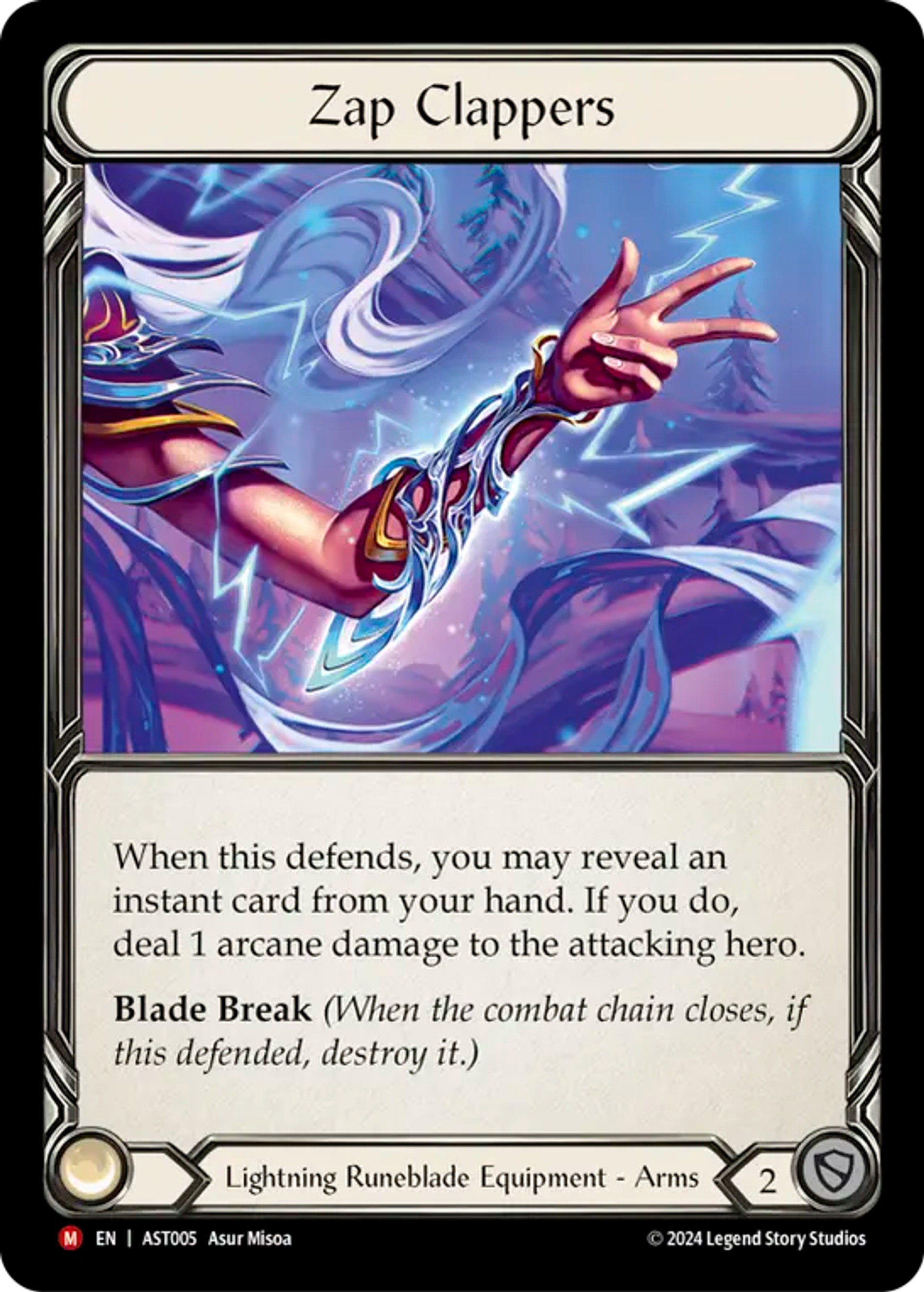Zap Clappers — Armory Deck - Aurora, Shooting Star — Flesh and Blood