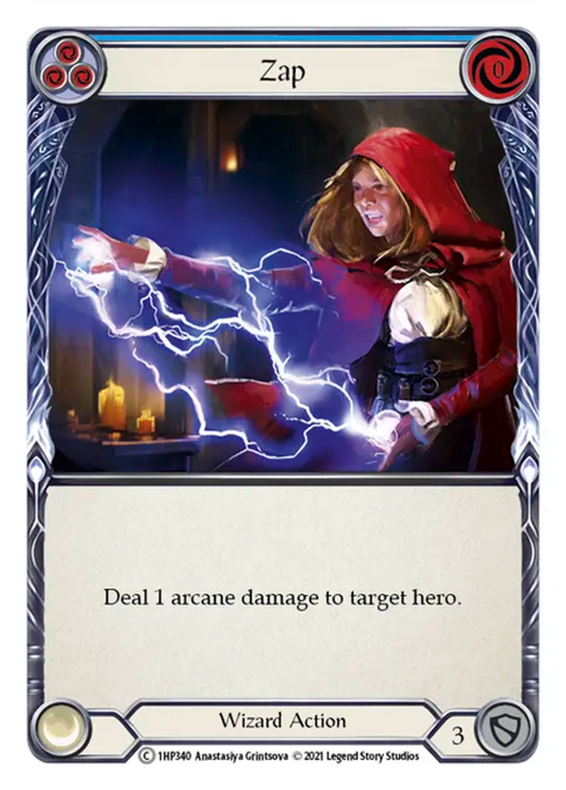 Zap (Blue) — History Pack 1 — Flesh and Blood