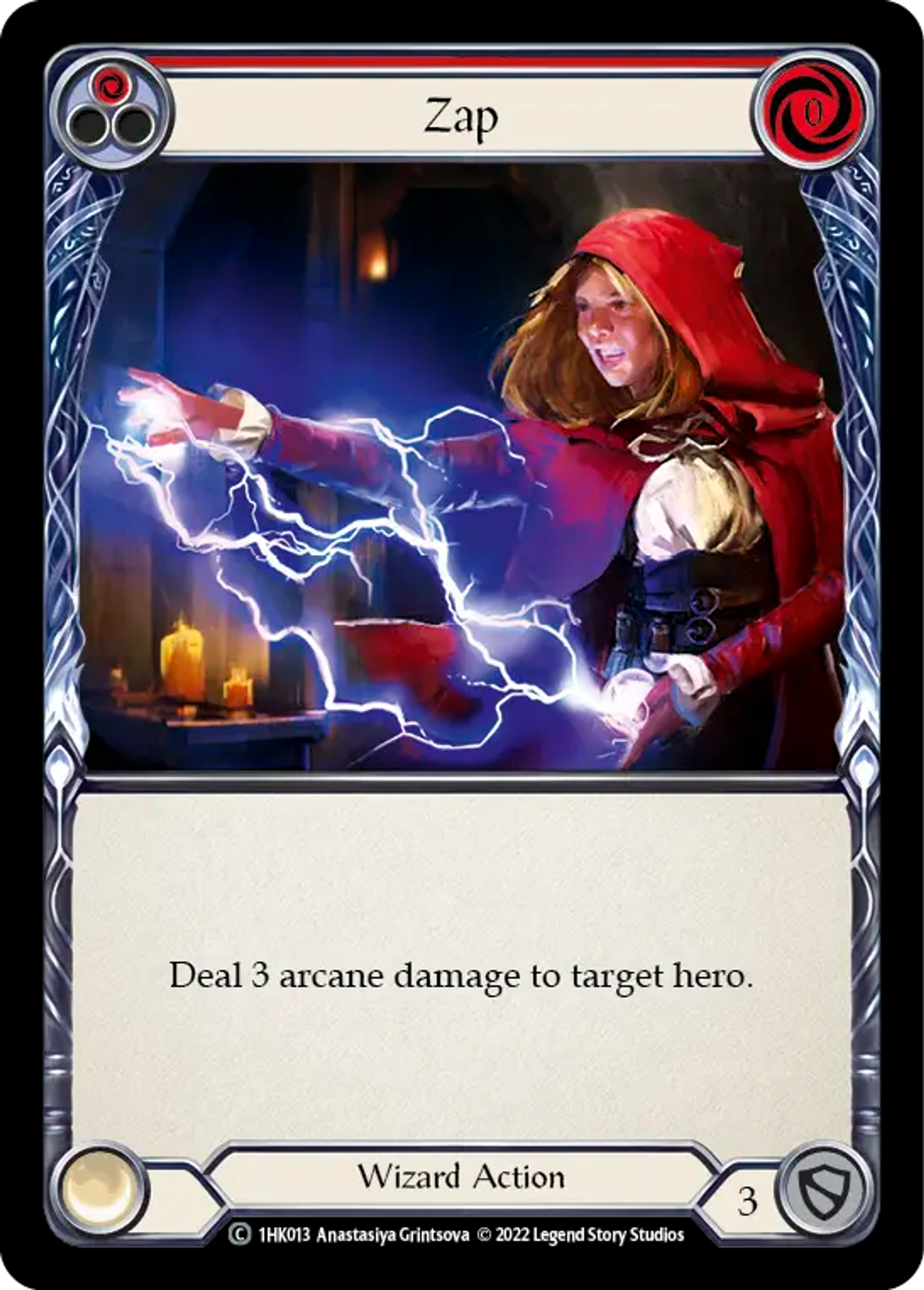 Zap (Red) — Kano - Blitz Deck — Flesh and Blood