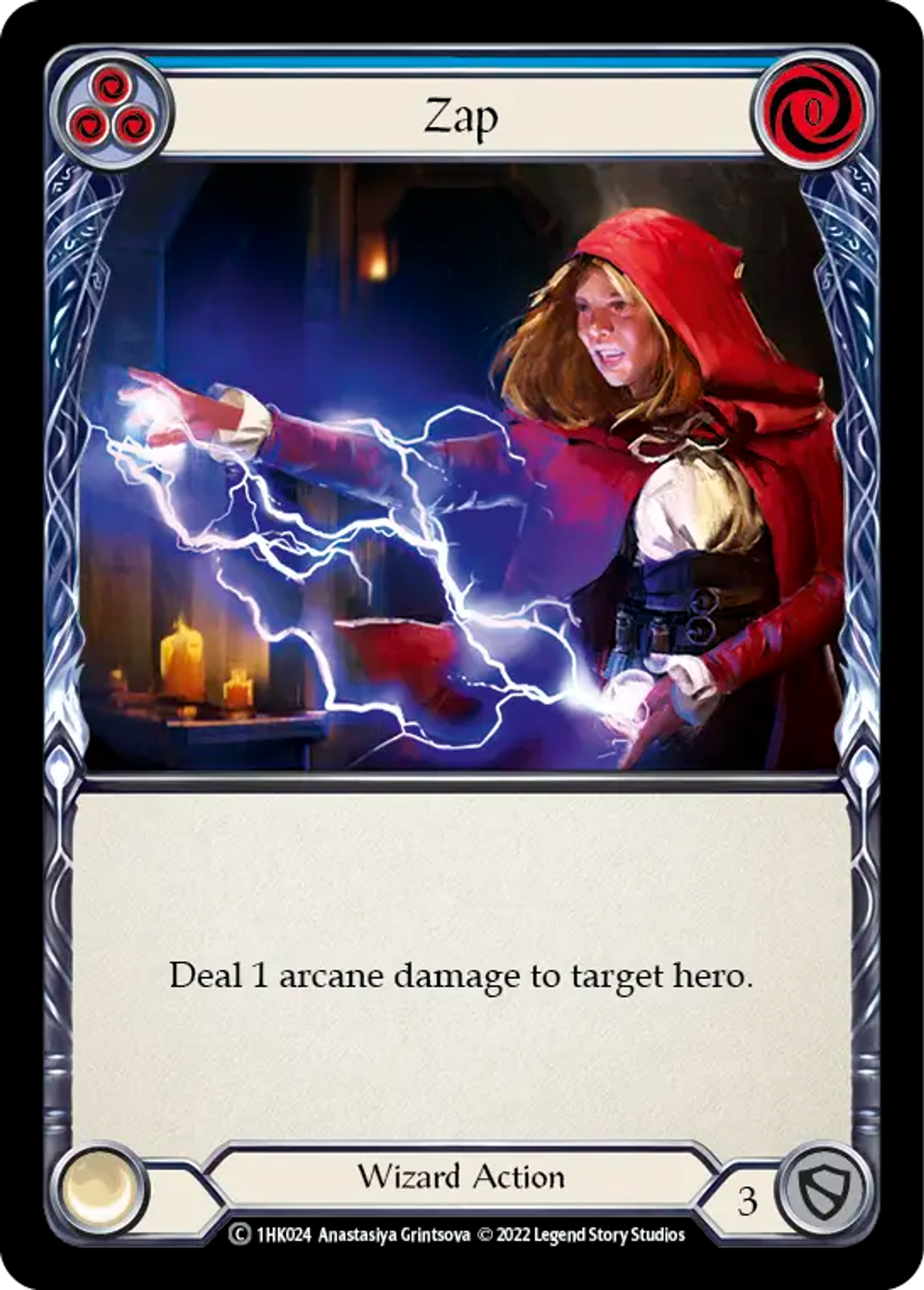 Zap (Blue) — Kano - Blitz Deck — Flesh and Blood