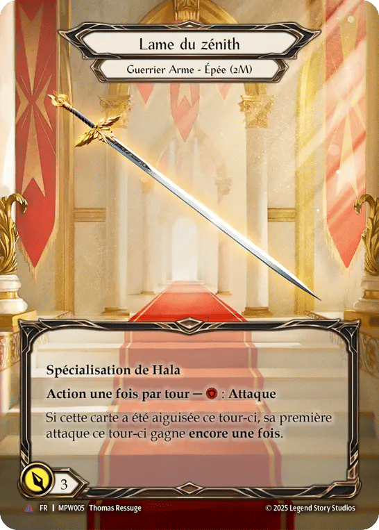 Zenith Blade — Mastery Pack Warrior — Flesh and Blood