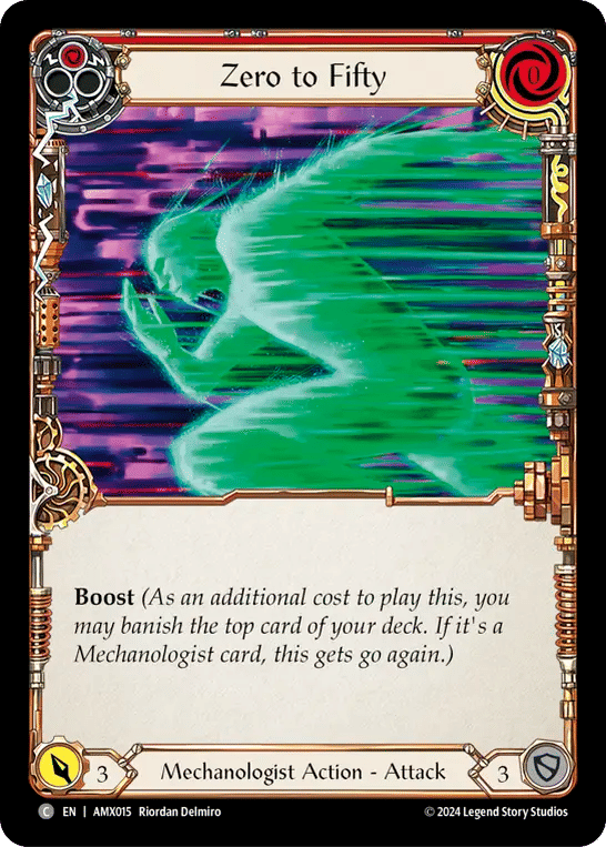 Zero to Fifty (Red) — Armory Deck - Maxx 'The Hype' Nitro — Flesh and Blood