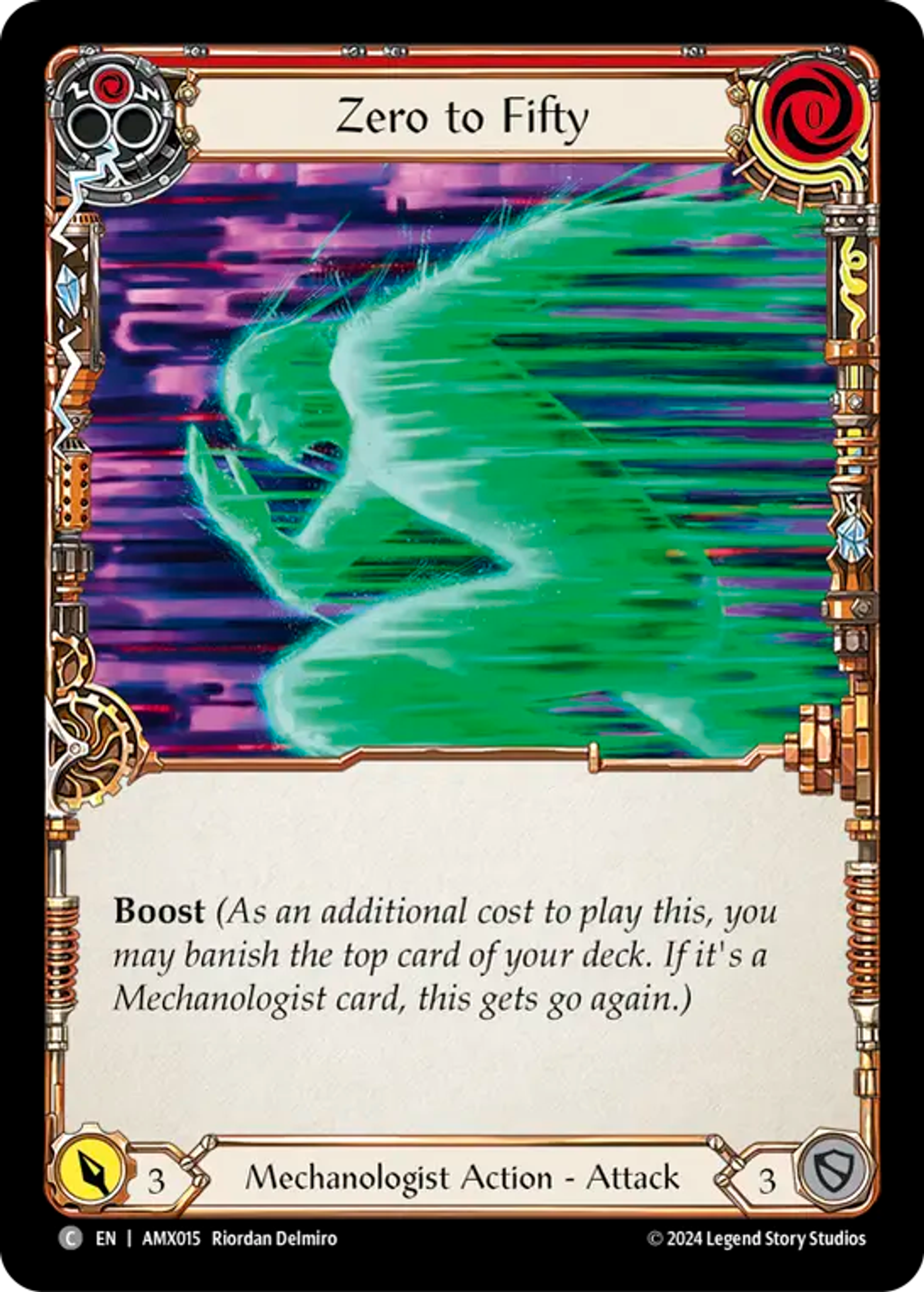 Zero to Fifty (Red) — Armory Deck - Maxx 'The Hype' Nitro — Flesh and Blood