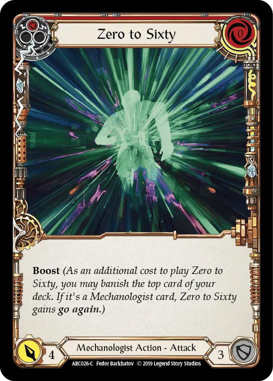 Zero to Sixty (Red) — Arcane Rising — Flesh and Blood