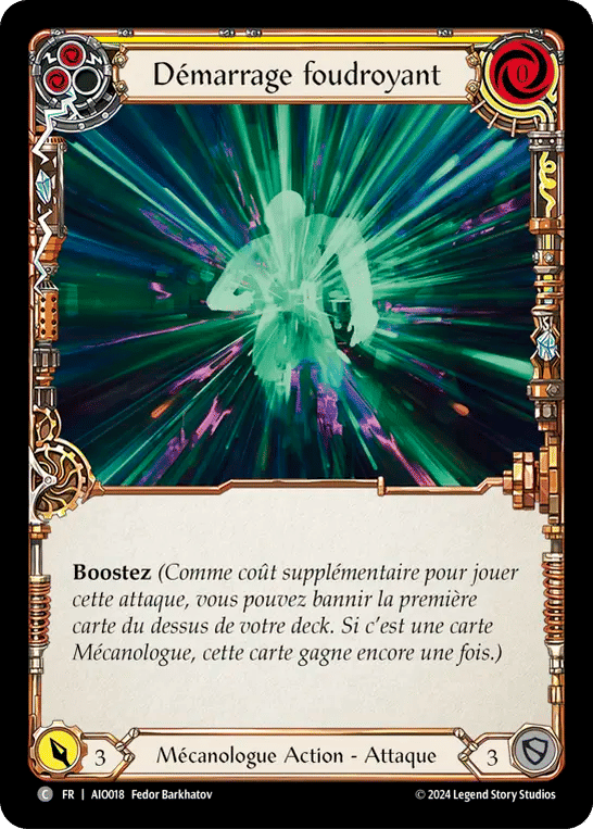 Démarrage foudroyant — Armory Deck - Dash I/O — Flesh and Blood