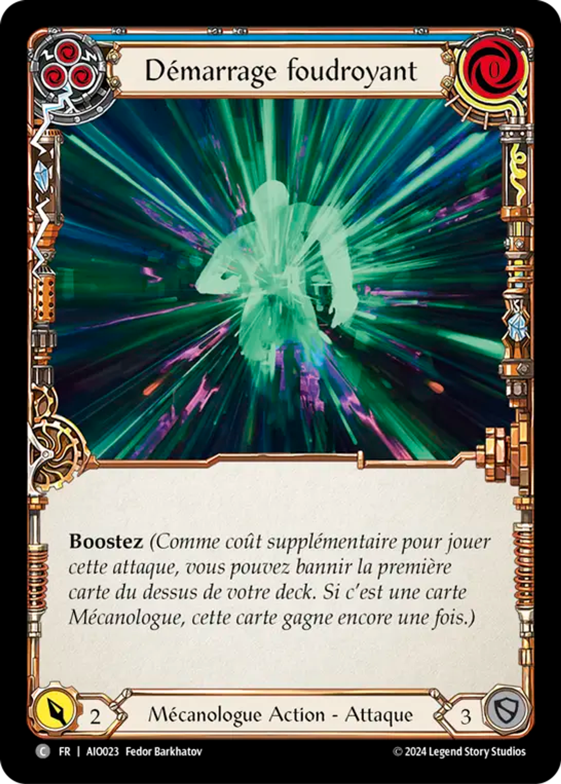 Démarrage foudroyant — Armory Deck - Dash I/O — Flesh and Blood