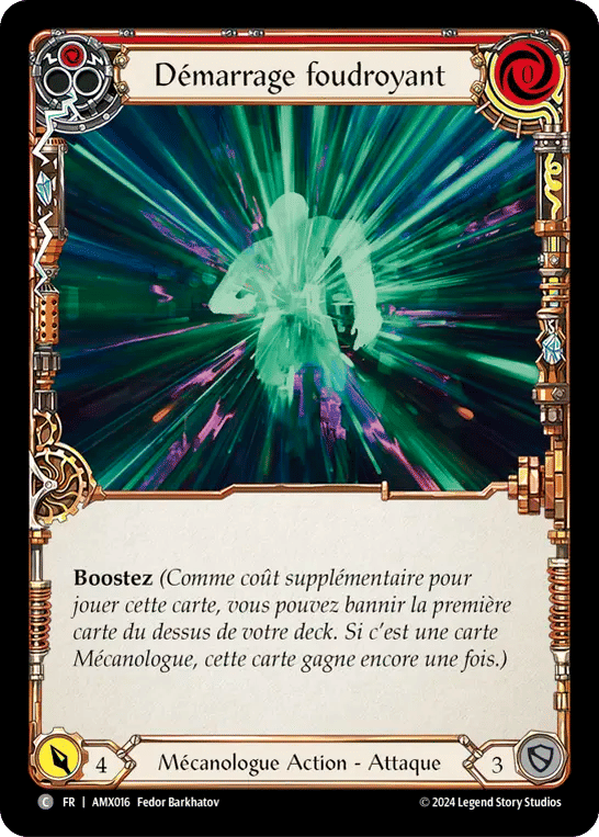 Démarrage foudroyant — Armory Deck - Maxx 'The Hype' Nitro — Flesh and Blood