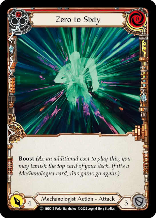 Zero to Sixty (Red) — Dash - Blitz Deck — Flesh and Blood