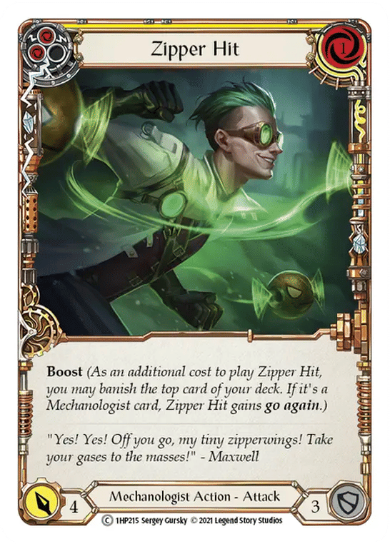 Zipper Hit (Yellow) — History Pack 1 — Flesh and Blood